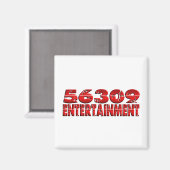 正方形マグネットカスタマイズ-  マグネット (正面/裏面)