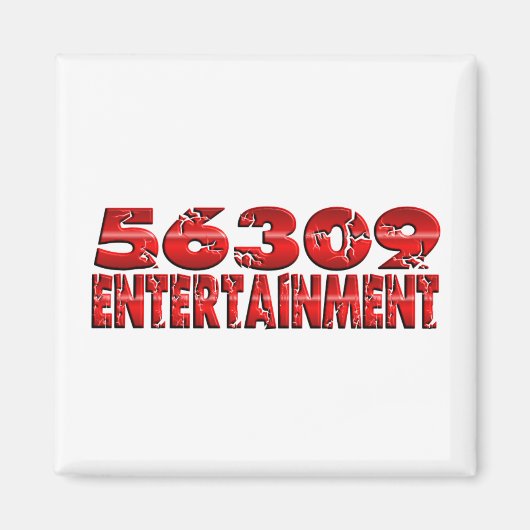 正方形マグネットカスタマイズ-  マグネット (正面)