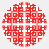 正方形メッシュステッカー ラウンドシール (正面)