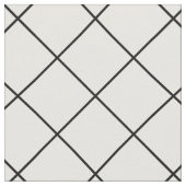 正方形モダン白黒線のパターンをチェック ファブリック (クローズアップ)