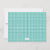 正方形モノグラム ノートカード (裏面)