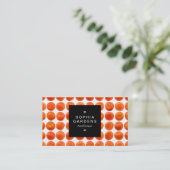 正方形ラベル01a – クレメンチンパターン 名刺 (スタンド正面)