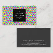 正方形ラベル01a – ジオメトリック060614 (02) 名刺 (正面/裏面)