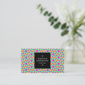 正方形ラベル01a – ジオメトリック060614 (02) 名刺 (スタンド正面)