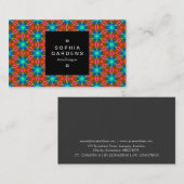 正方形ラベル01a – ジオメトリック160614 (01) 名刺 (正面/裏面)