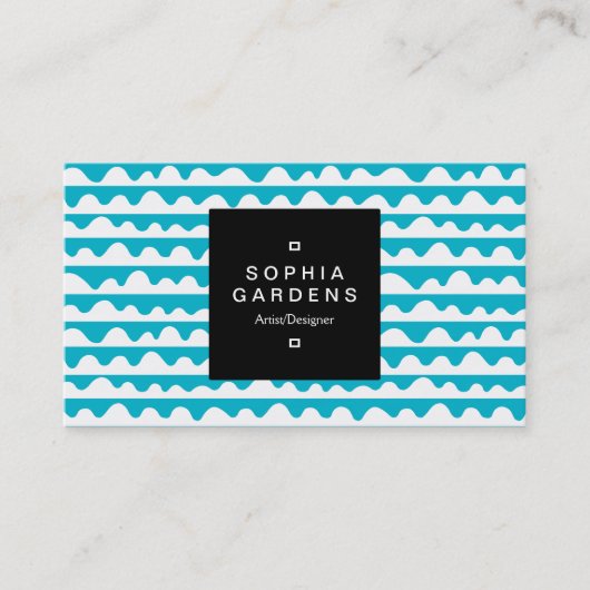 正方形ラベル01a – パターン020815 名刺 (正面)