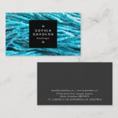 正方形ラベル01a – ビーズロープ 名刺 (正面/裏面)