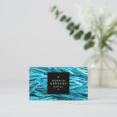 正方形ラベル01a – ビーズロープ 名刺 (スタンド正面)