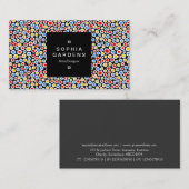 正方形ラベル01a – 色スポットパターン230515 名刺 (正面/裏面)