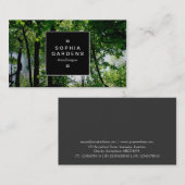 正方形ラベル02a – 川の端 名刺 (正面/裏面)