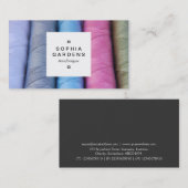 正方形ラベル03a – コットンリール 名刺 (正面/裏面)