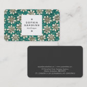 正方形ラベル03a – パターン140617 – 色01 名刺 (正面/裏面)