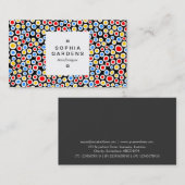 正方形ラベル03a – 色スポットパターン230515 名刺 (正面/裏面)