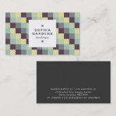 正方形ラベル03a – 色正方形011 名刺 (正面/裏面)