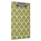 正方形リーフパターン金ゴールドライムライト クリップボード (右)