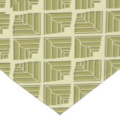 正方形リーフパターン金ゴールドライムライト ショートテーブルランナー (コーナー)