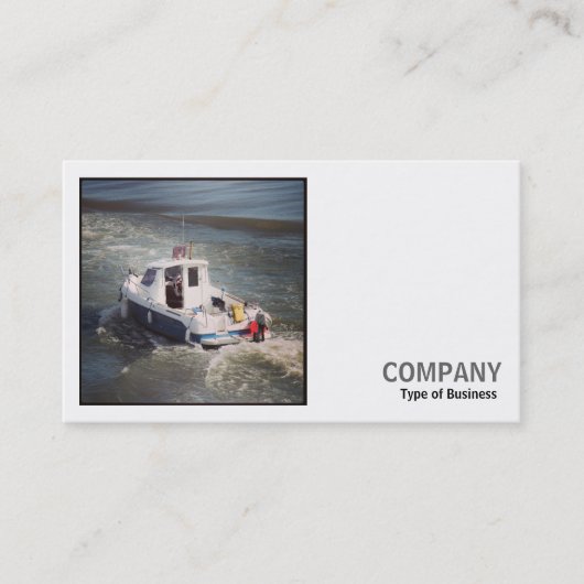 正方形写真(v2) -モーターボート 名刺 (正面)