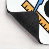 正方形及びコンパス マウスパッド (コーナー)