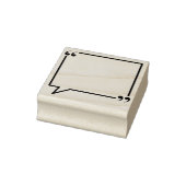 正方形引用文フレーム、ジャーナル ラバースタンプ (スタンプ)