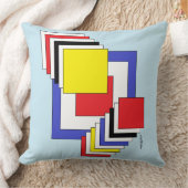 正方形抽象芸術 クッション (ブランケット)
