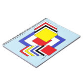 正方形抽象芸術 ノートブック (左側)