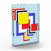 正方形抽象芸術 フォトブロック (左)