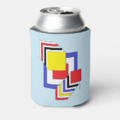 正方形抽象芸術 缶クーラー (缶裏面)