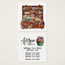 正方形編み物のビジネスまたはエンクロージャカード