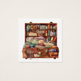 正方形編み物のビジネスまたはエンクロージャカード