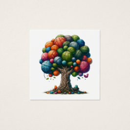 正方形編み物のビジネスまたはエンクロージャカード