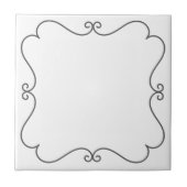 正方形縁ど タイル (正面)
