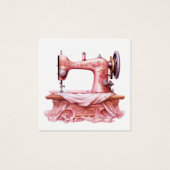 正方形裁縫のビジネスまたはエンクロージャカード (正面)