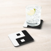 正方形陰陽 コースター (右側)