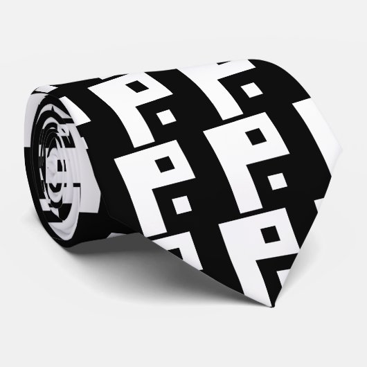 正方形陰陽 ネクタイ (ロール)