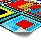 正方形2 ポスター (コーナー)