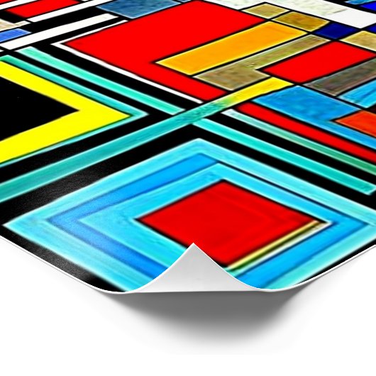 正方形2 ポスター (コーナー)