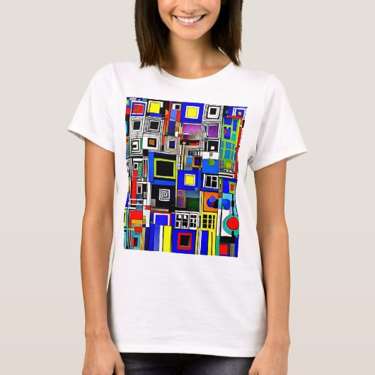 正方形2 Tシャツ (正面)