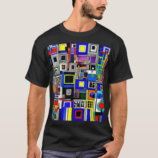 正方形2 Tシャツ (正面)