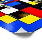 正方形3 ポスター (コーナー)