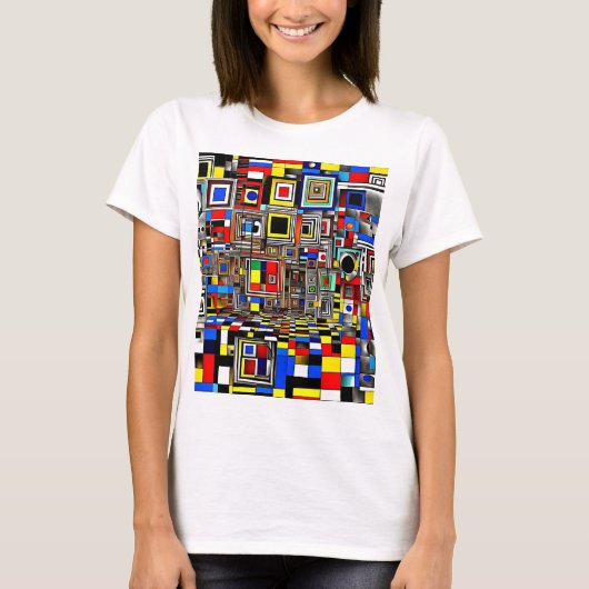 正方形3 Tシャツ (正面)
