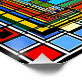 正方形5 ポスター (コーナー)