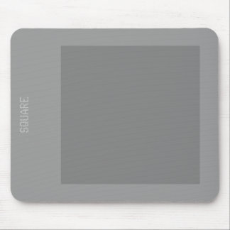 正方形 – グレースケール マウスパッド