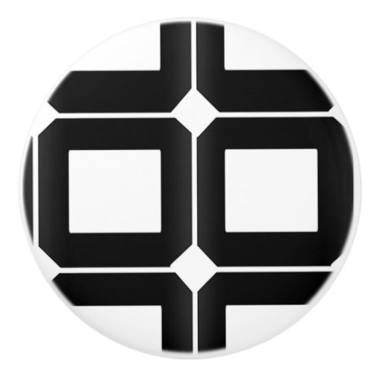 正方形 セラミックノブ (正面)