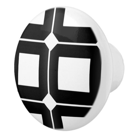 正方形 セラミックノブ (右)