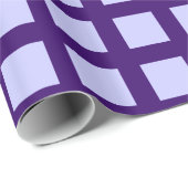 正方形 – パウダーブルーの深い紫 ラッピングペーパー (ロールコーナー)