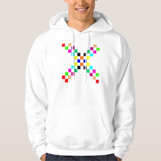 正方形 パーカ (正面)