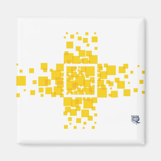 正方形 マグネット (正面)