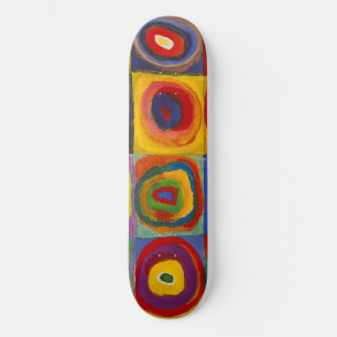 正方形（同心円あり） 2   Kandinsky   スケートボード