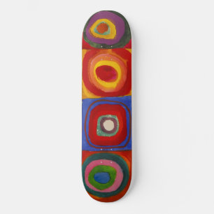 正方形（同心円あり） 3   Kandinsky   スケートボード