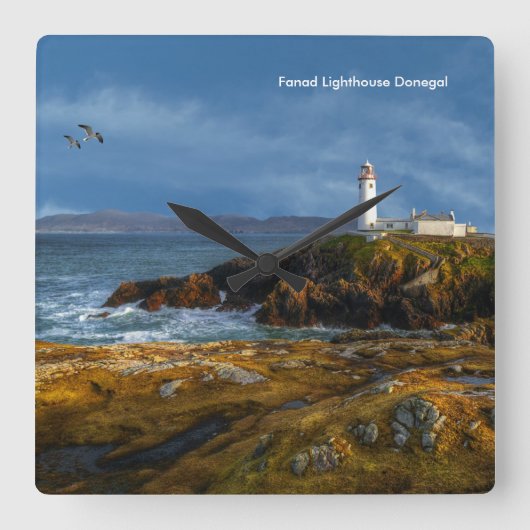 正方形 – 壁時計用アイルランドの画像 スクエア壁時計 (正面)